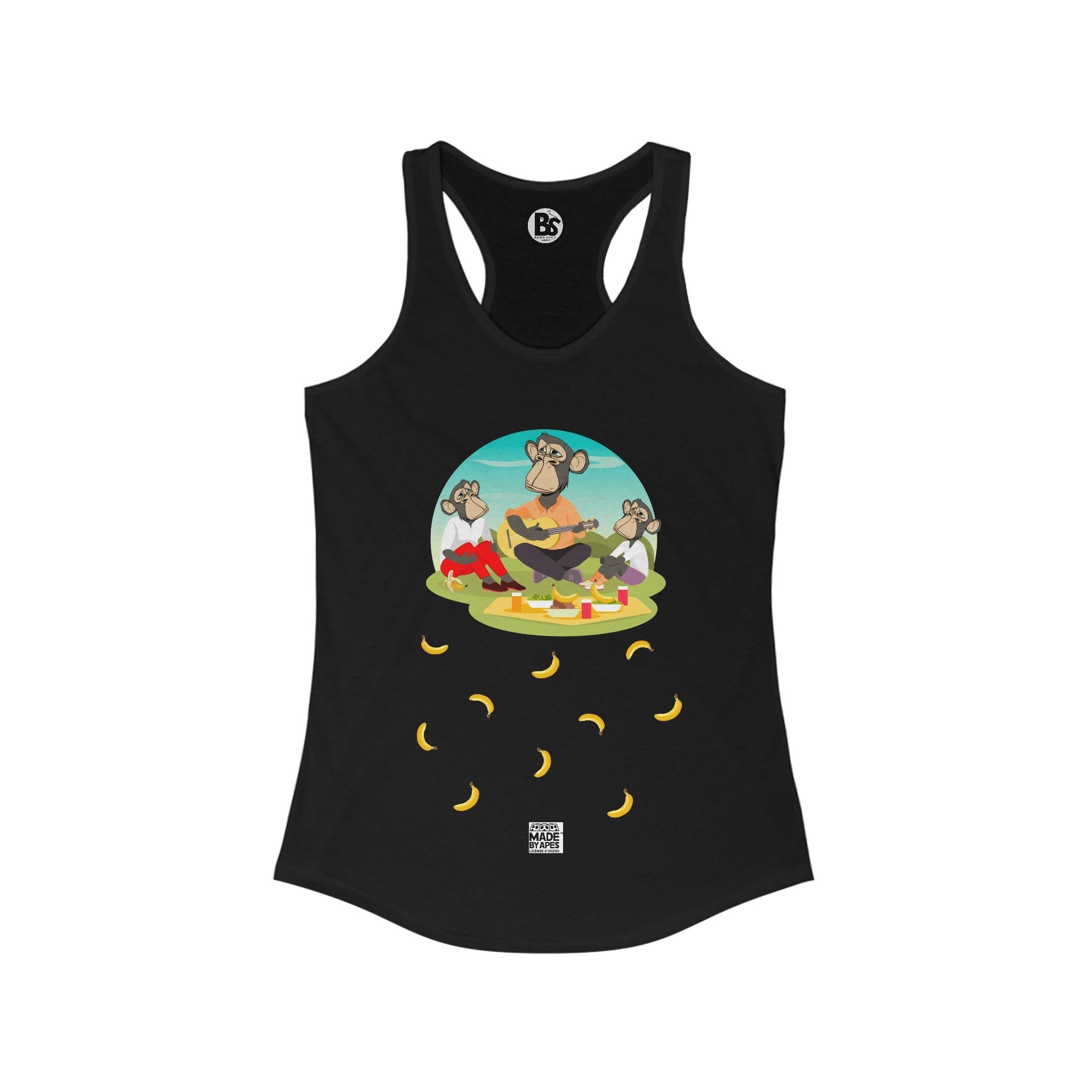 Mom's Racerback Tank - Bored "Drape Family" Banana Brunch