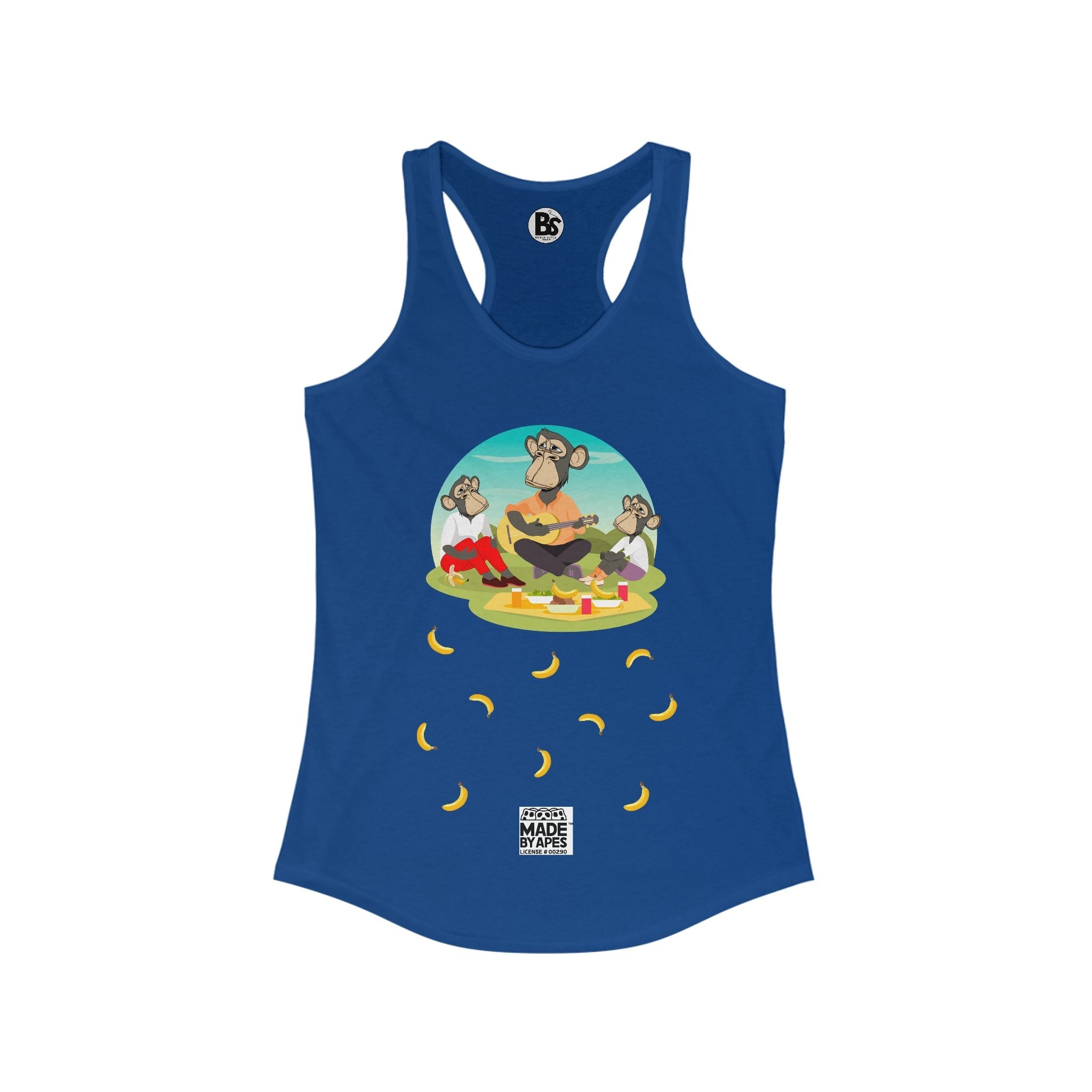 Mom's Racerback Tank - Bored "Drape Family" Banana Brunch