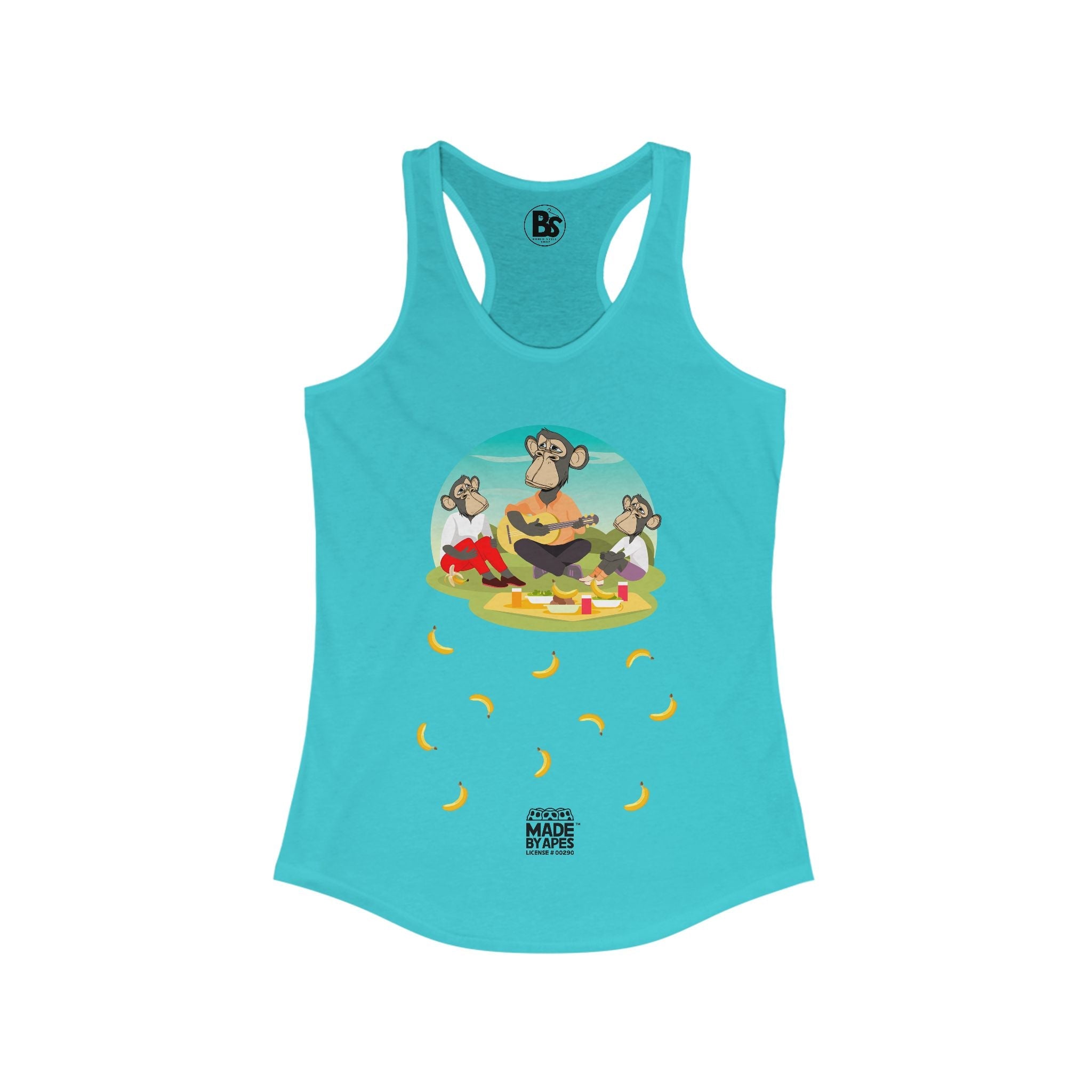 Mom's Racerback Tank - Bored "Drape Family" Banana Brunch
