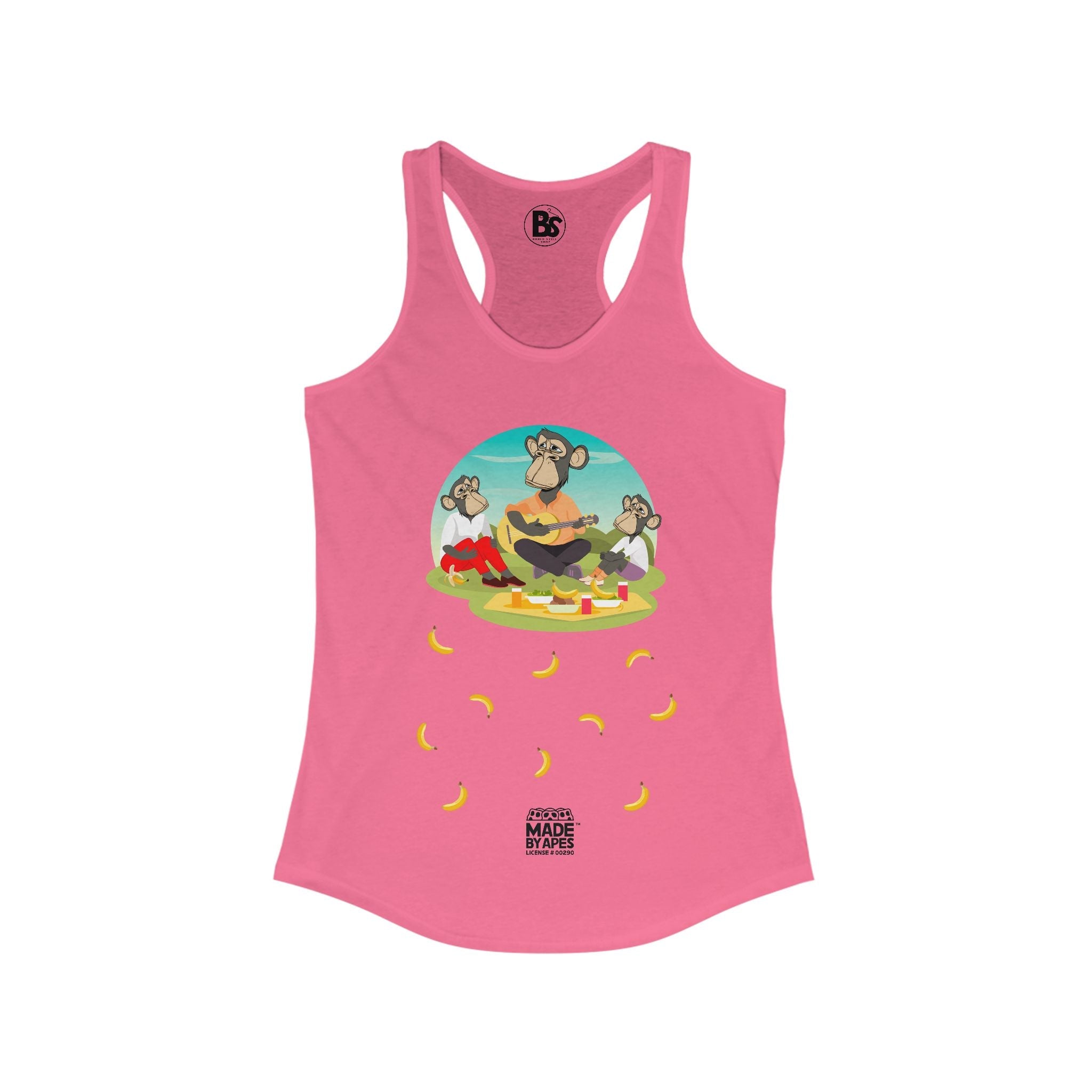 Mom's Racerback Tank - Bored "Drape Family" Banana Brunch