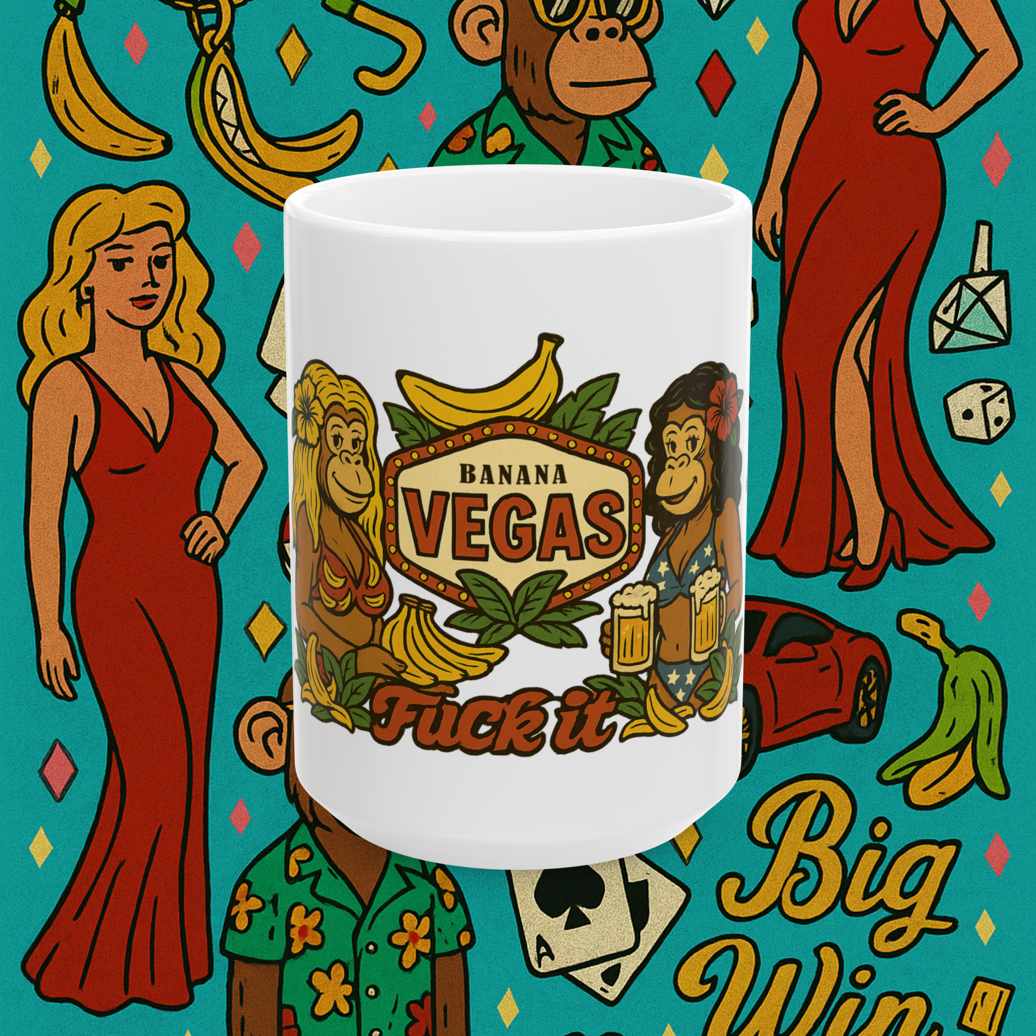 ๐ Banana Vegas Mug (11oz, 15oz)