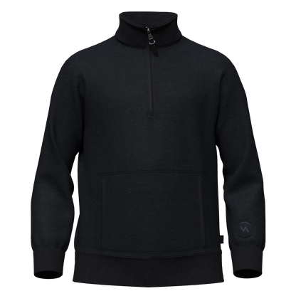 Vonga Men's Signature Quarter Zip Double Knit Pullover