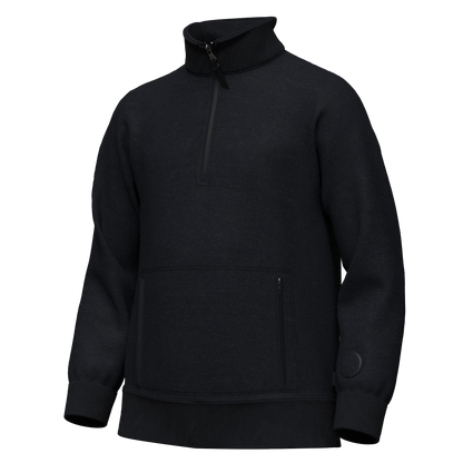 Vonga Men's Signature Quarter Zip Double Knit Pullover